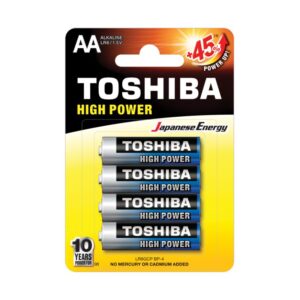 Батерия Toshiba Alkaline 1.5 v AA 4бр