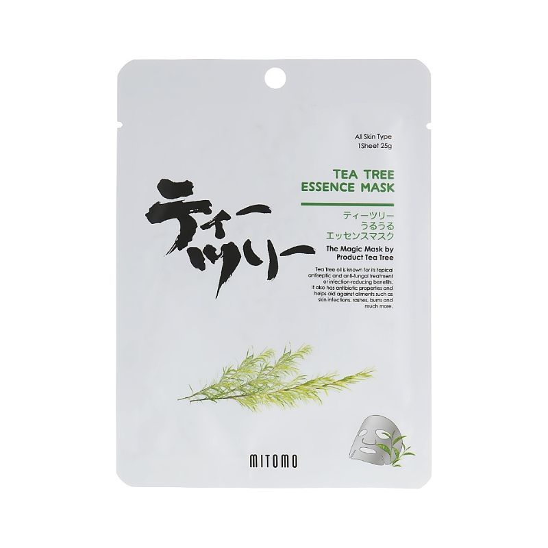 Маска лице Mitomo успокояваща с екстракт от чаено дърво 25гр