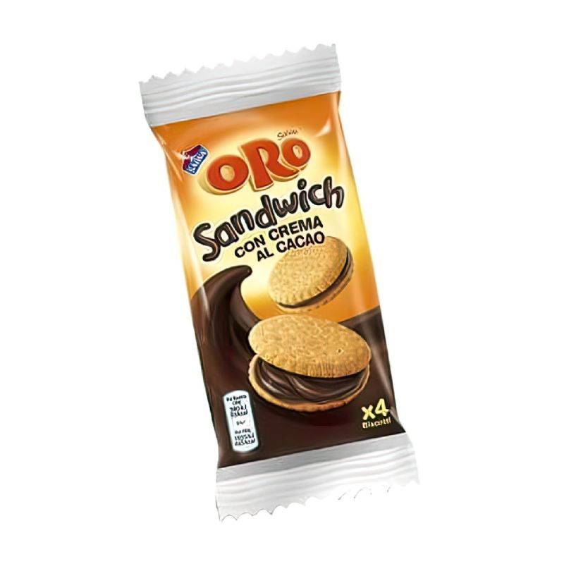 Бисквити Saiwa Oro Sandwich con Crema al Cacao какова бисквита сандвич 4бр=80гр