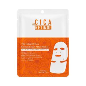 Маска лице Mitomo Cica Vita Retinol реструктурираща и подмладяваща за ллице и шия 35гр