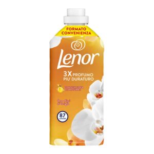 Омекотител Lenor Oro e Fiori di Vaniglia златен нюанс с ванилови цветове 87пр 1.827л