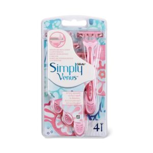 Самобръсначка Gillette Venus Simply 3 глава с 3 ножчета дамска 4бр самобръсначки
