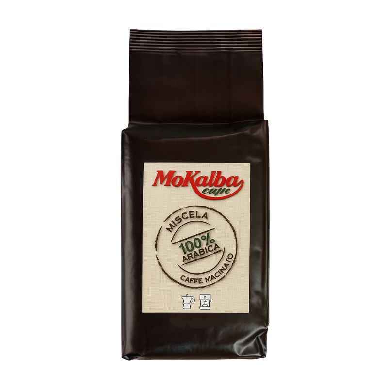 Кафе Mokalba 100пр Arabica мелено вакум 500гр