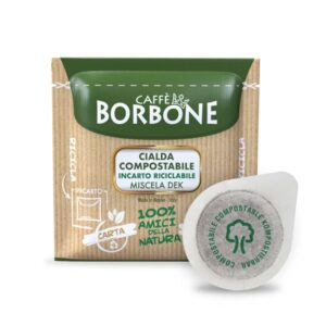Кафе Borbone Dek хартиена доза 100бр