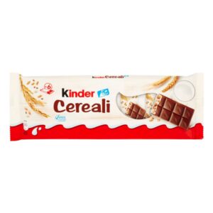 Шоколад Kinder Cereali млечен ш-ов бар с млечен бял крем и зърнени култури 6бр Х 23.5гр = 141гр