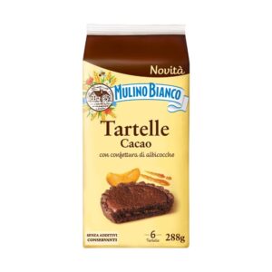 Бисквити Mulino Bianco Tartelle Cacao мини тартели с какaов пълнеж 288гр
