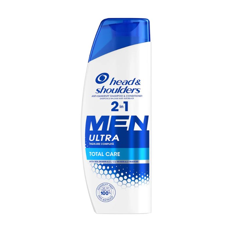 Шампоан/балсам Head and Shoulders 2in1 Men Ultra Total Care 330мл