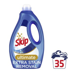 Течен прах Skip Ultimate extra stain removal за петна бяло 35пр 1.75л