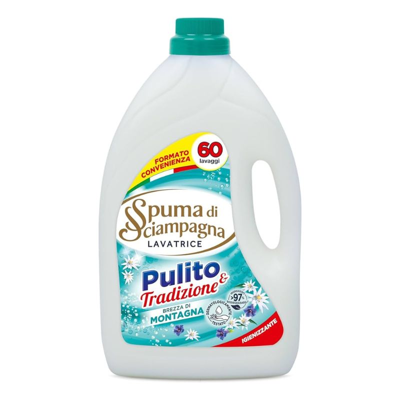 Течен прах Spuma di Sciampagna Tradizione Brezza di Montagna универсал 60пр 3л