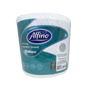 Кухненска хартия Alfino Platinum 100пр целуозна 800гр 3 пластова 300 къса 22х23см