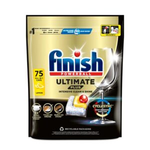 Таблетки Finish all in 1 Ultimate Plus с лимон 75бр