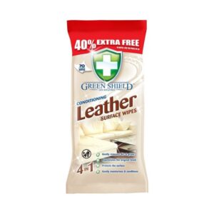Мокри кърпи Green Shield Leather за кожа омекотяващи 70бр
