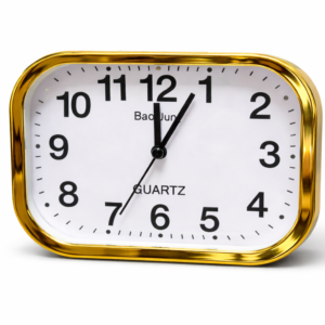 Часовник с големи цифри аларма и кант