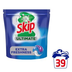 Капсули Skip Fresh универсал екстра свежест защита против миризими подходяща за кратки цикли 39пр