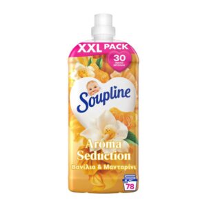 Омекотител Soupline Aroma Seduction vanilia and tangerine ванилия и сладка мандарина 78пр 1.638л
