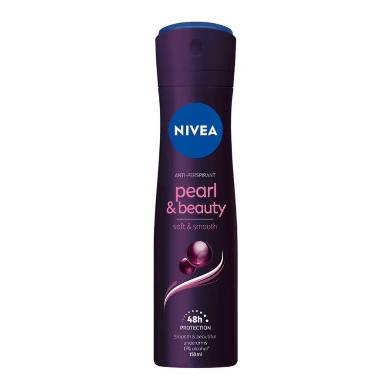 Део спрей дезодорант Nivea Pearl and Beauty Fine Fragrance фин аромат гладки и красиви мишници 72h 150мл