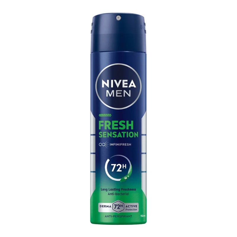 Део спрей дезодорант Nivea men Fresh Sensation 72h 150мл