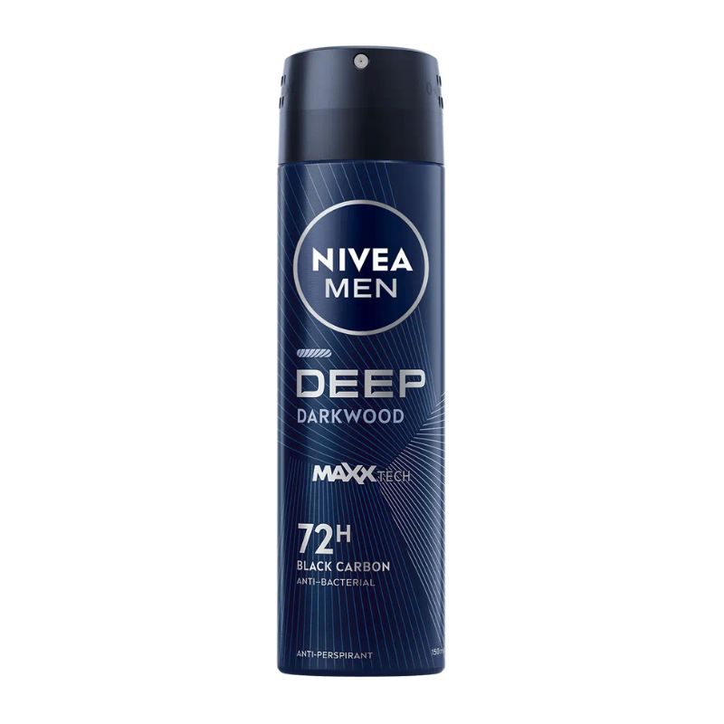 Део спрей дезодорант Nivea men Deep Darkwood 72h 150мл