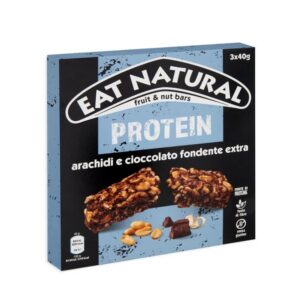 Барче Eat Narture Protein протеиново с фъстъци и екстра черен шоколад 3х40гр