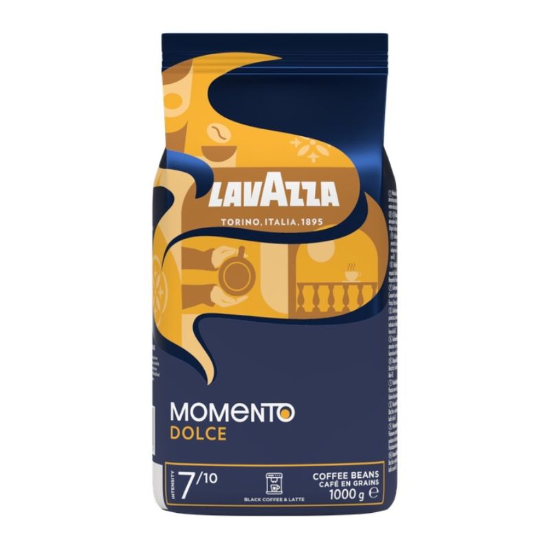 Кафе Lavazza Momento Dolce 1кг зърна