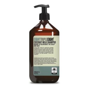 Шампоан EightTripleEight Coconut Milk кокосово мляко подмладява скалпа и косата 1л помпа