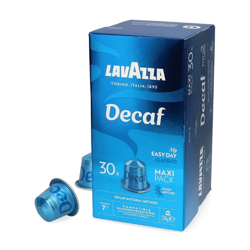 Кафе Lavazza Dek без кофеин за nespresso алуминиеви 30бр