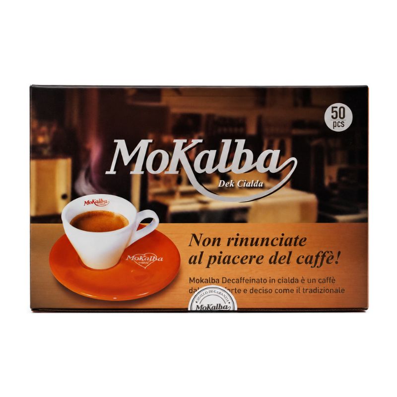 Кафе Mokalba Dek безкофеиново за хартиена доза 50бр