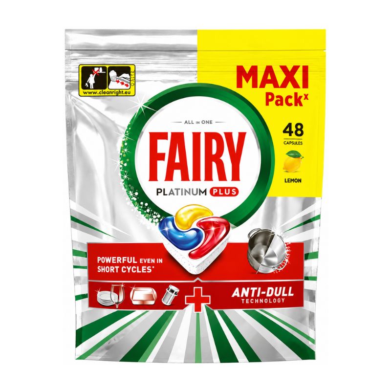 Таблетки съдомиялна Fairy Platinum PLUS limone 48бр