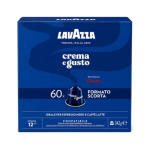Кафе Lavazza Crema e Gusto Classico за nespresso алуминиеви 60бр