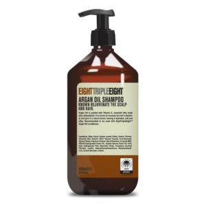 Шампоан EightTripleEight Argan oil с арганово м-ло хидратара и дава естествен тласък на косата 1л помпа