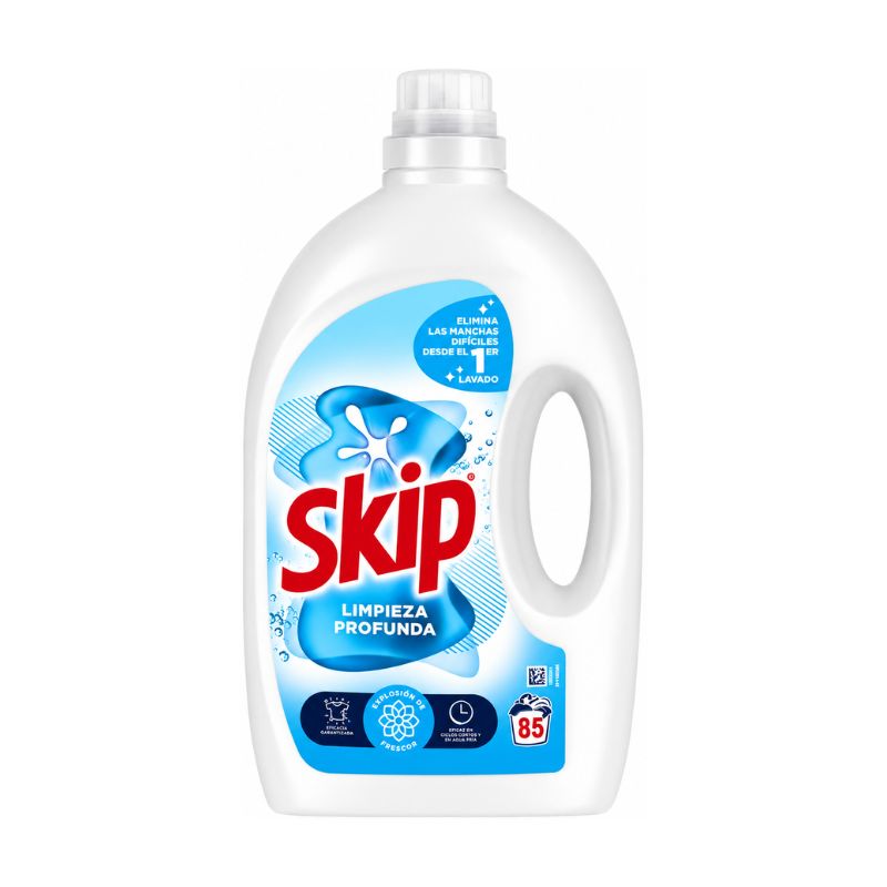 Течен прах Skip Active Clean Espana за бяло Испански 85пр