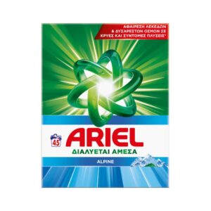 Сух прах Ariel Alpine за бяло 45пр 2.925кг