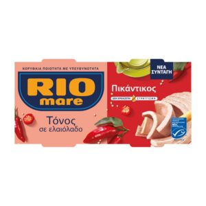 Консерва Rio Mare Tuna Hot Pepper риба тон леко пикантна с маслиново м-ло 2х120гр