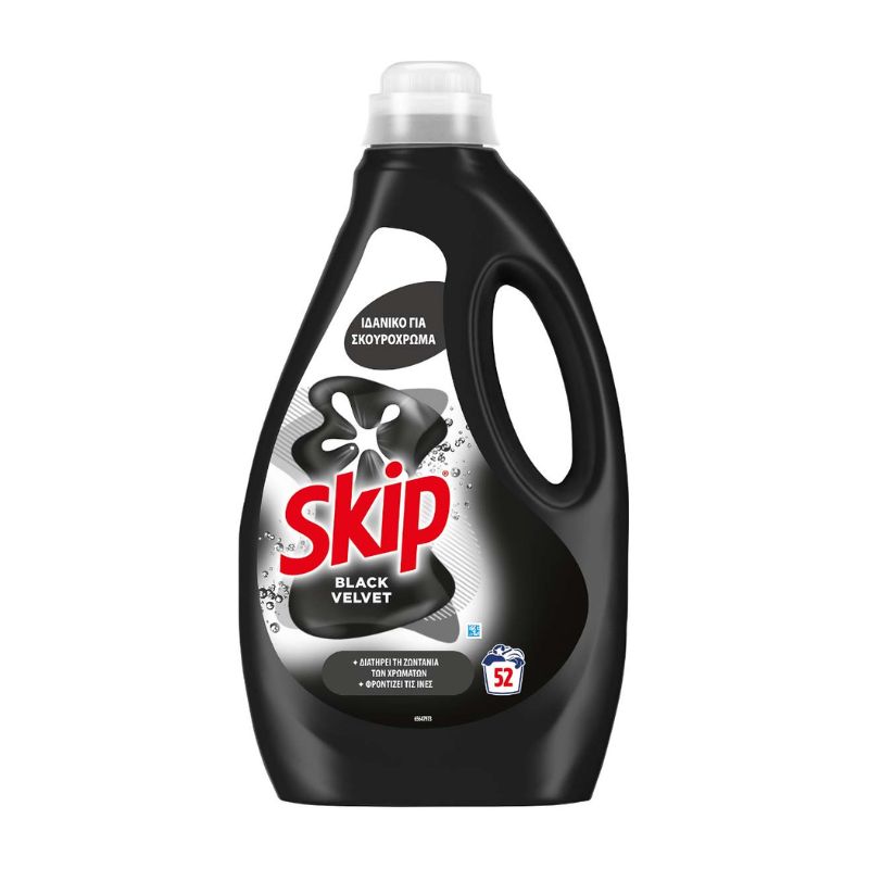 Течен прах Skip Black Velvet черно 52пр 2.34л