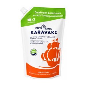 Течен сапун Karavaki Honey and Orange мед и портокал 900мл пълнител