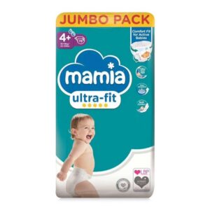 Памперс Mamia Ultra-fit 4+ 10-15кг 78бр