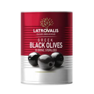 М-ни Latrovalis Black confit pited черни без костилка стерилизирани 180гр отцедено