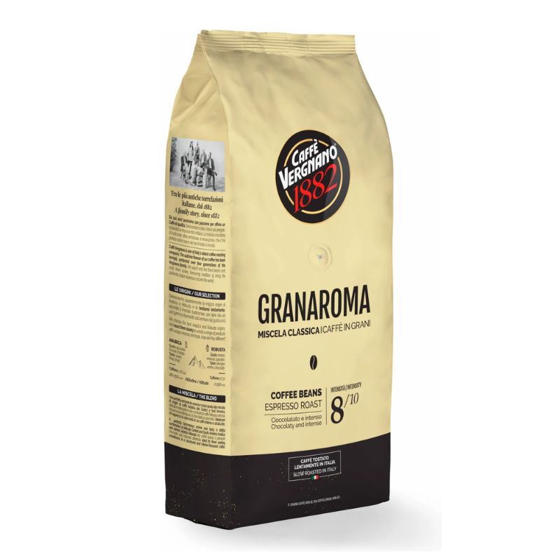 Кафе Vergnano Granaroma 1кг зърна