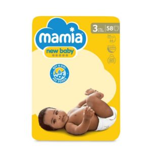 Памперс Mamia New Baby 3 4-9кг 58бр