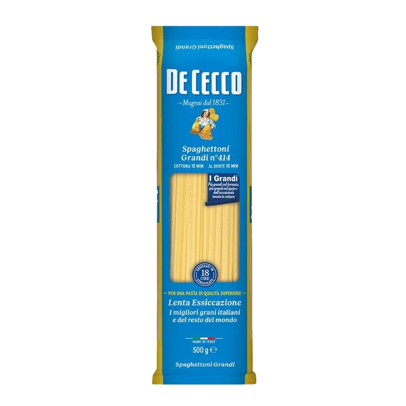 Паста De Cecco Spaghettoni Grandi n°414