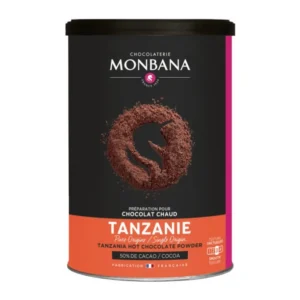 Шоколадова напитка Monbana Tanzanie Pure Origin 50% какао еднороден произход Танзания 500гр