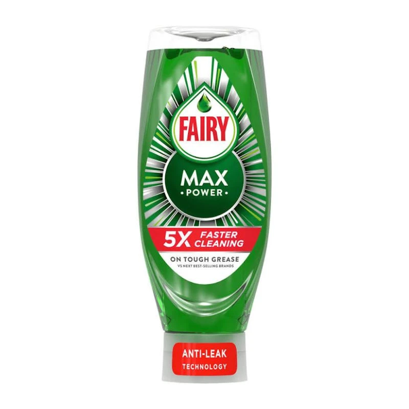 Препарат съдове Fairy Original Max 5 пъти по-бързо премахва твърди мазнини 660мл