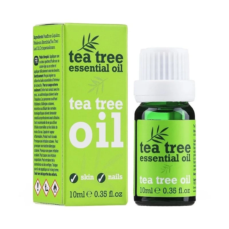 Етерично масло Tea Tree с масло от чаено дърво за почистваща и освежаваща грижа за кожата 10мл