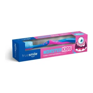 Паста за зъби TrueSmile Monster Kids Bubblegum с вкус на дъвка + четка 75мл