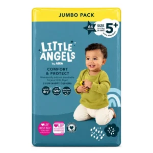 Памперс Little Angels 5+ 12-17кг 64бр